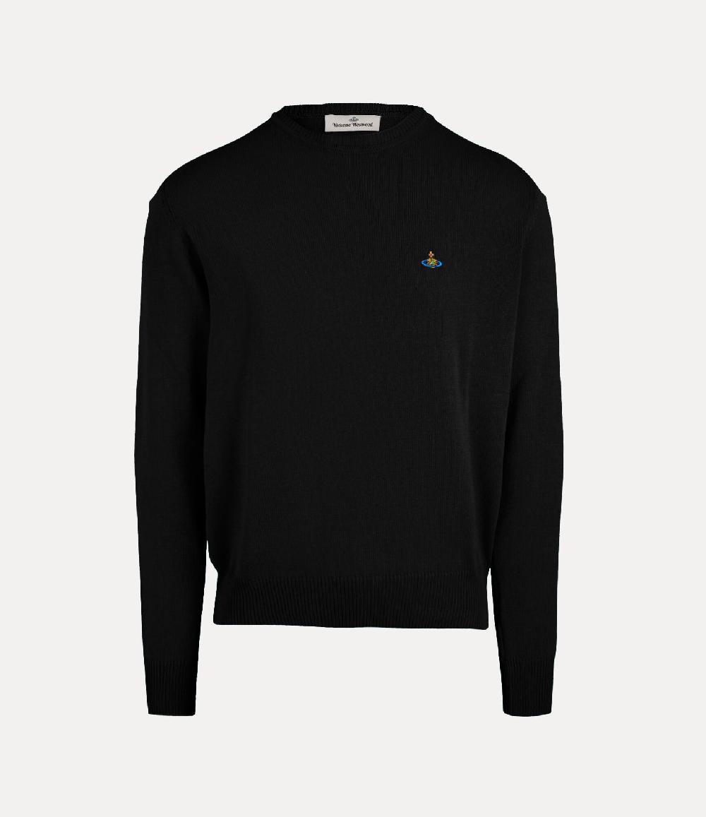 andreas kronthaler for vivienne westwood Alex Round Neck Sweater BLACK