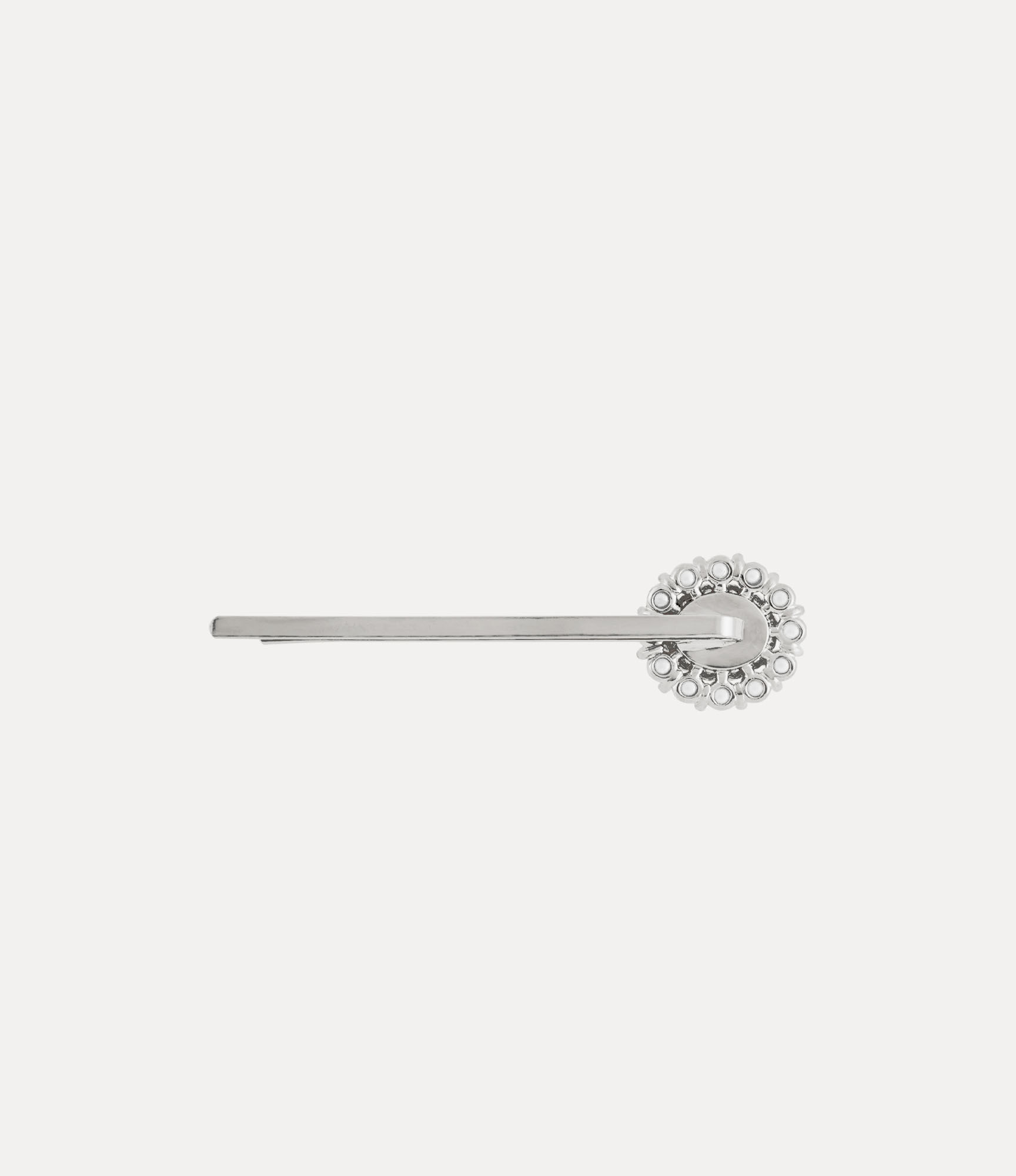 Andreas Kronthaler For Vivienne Westwood Amaya Bobby Pin PLATINUM / CREAMROSE Pearl