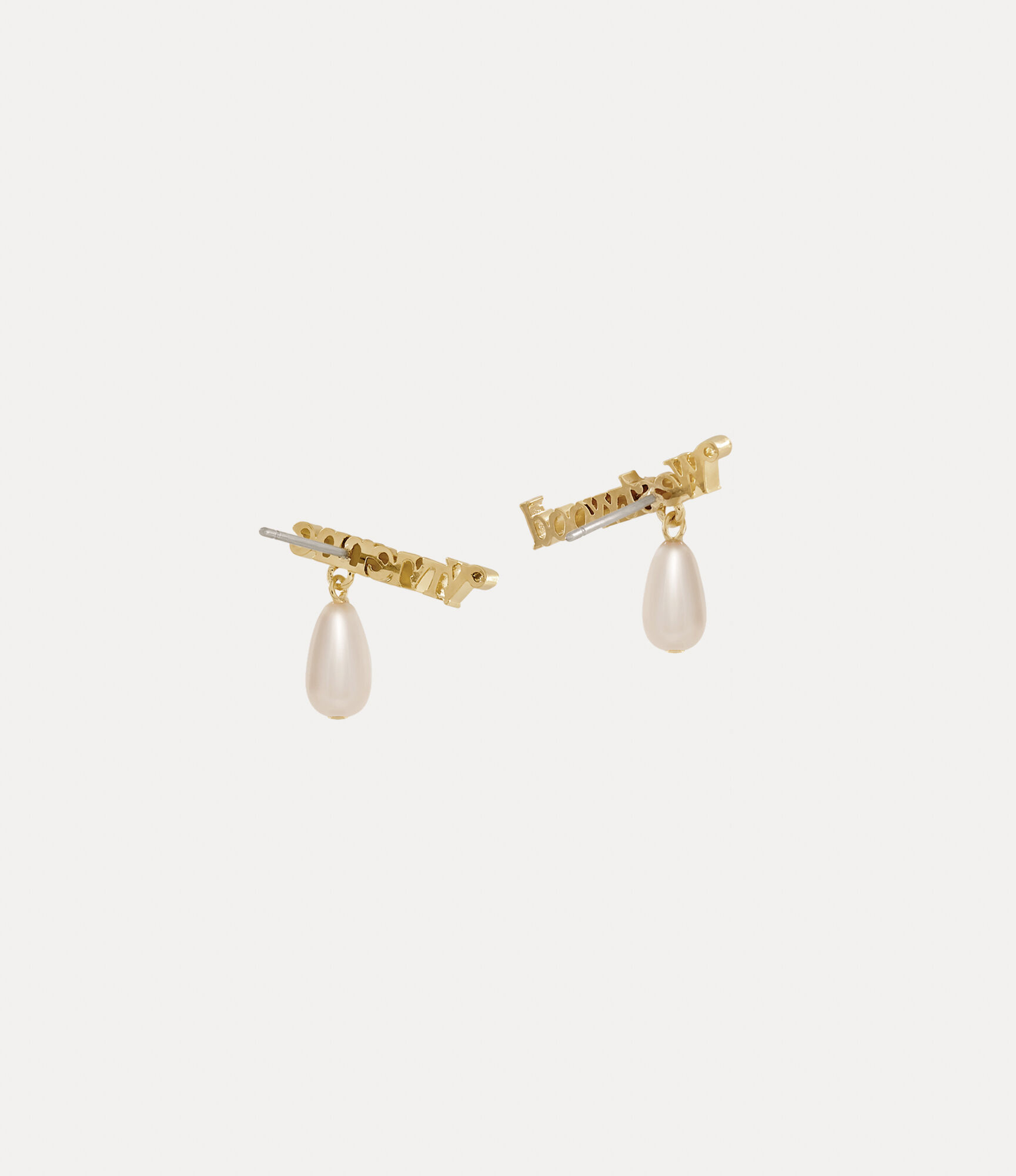 Andreas Kronthaler For Vivienne Westwood Amelia Earrings GOLD / CREAM Pearl