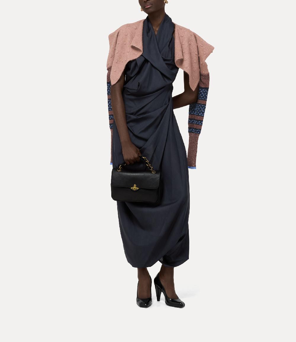 Andreas Kronthaler For Vivienne Westwood Anita Medium Shoulder Bag BLACK