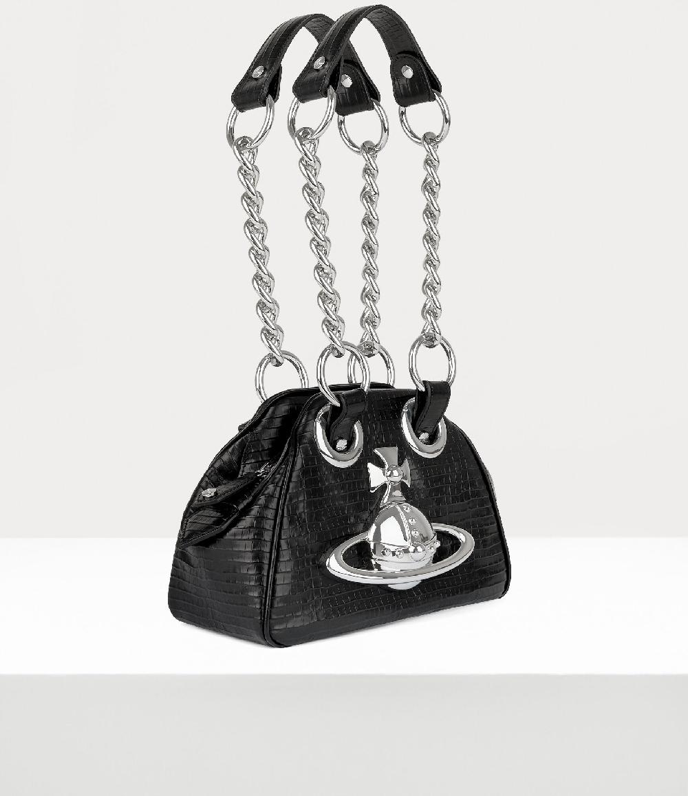 Andreas Kronthaler For Vivienne Westwood Archive Orb Chain Handbag WHITE