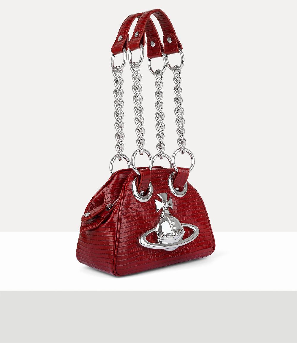 Andreas Kronthaler For Vivienne Westwood Archive Orb Chain Handbag WHITE