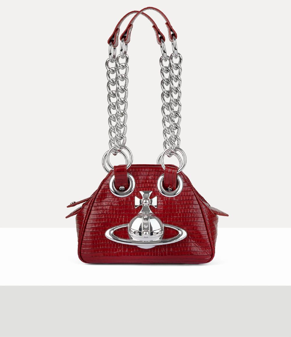 andreas kronthaler for vivienne westwood Archive Orb Chain Handbag WHITE