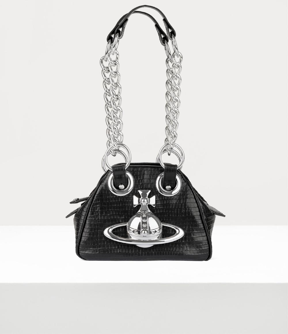 andreas kronthaler for vivienne westwood Archive Orb Chain Handbag WHITE