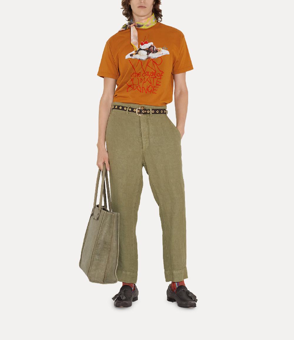 Andreas Kronthaler For Vivienne Westwood Banana Split Classic T-shirt ORANGE OVERDYE