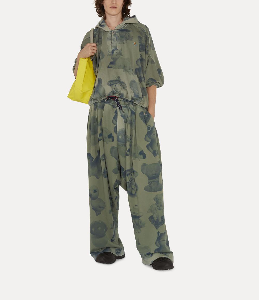 Andreas Kronthaler For Vivienne Westwood Baseball Sweatshirt GREEN DYED FIGURINE