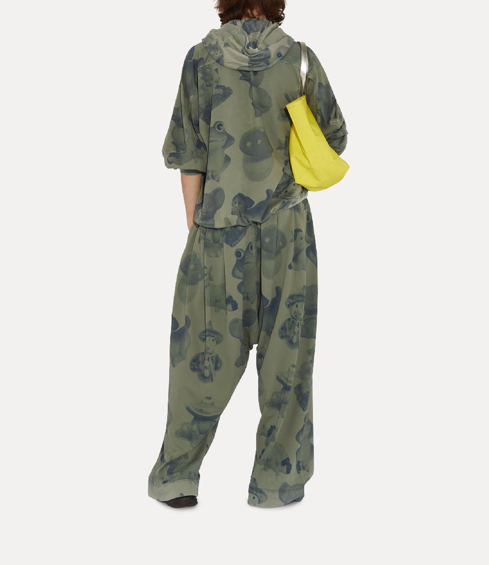 Andreas Kronthaler For Vivienne Westwood Baseball Sweatshirt GREEN DYED FIGURINE