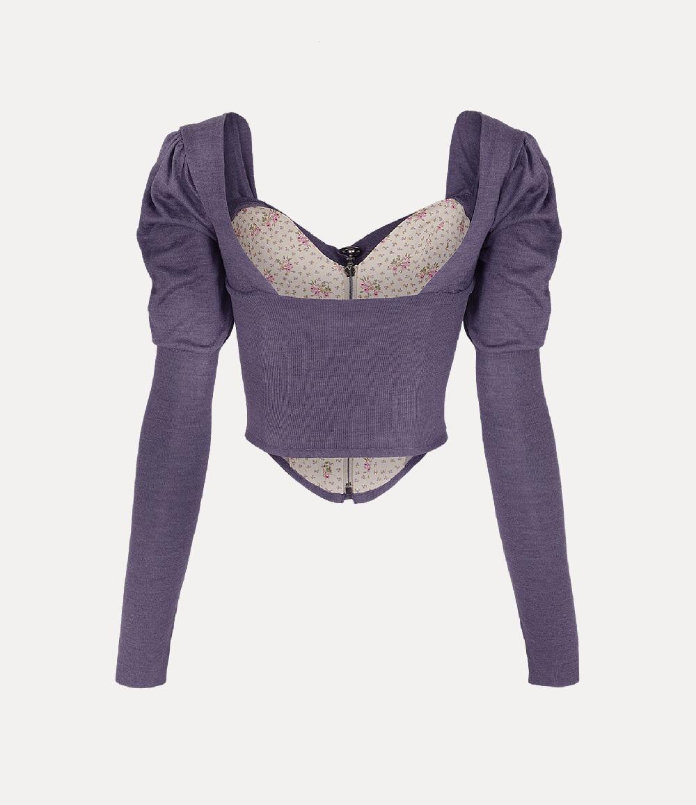 Andreas Kronthaler For Vivienne Westwood Bea Corset Cardigan LAVENDER