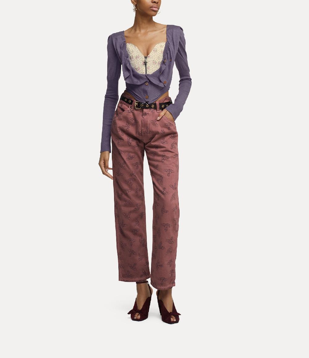 Andreas Kronthaler For Vivienne Westwood Bea Corset Cardigan LAVENDER