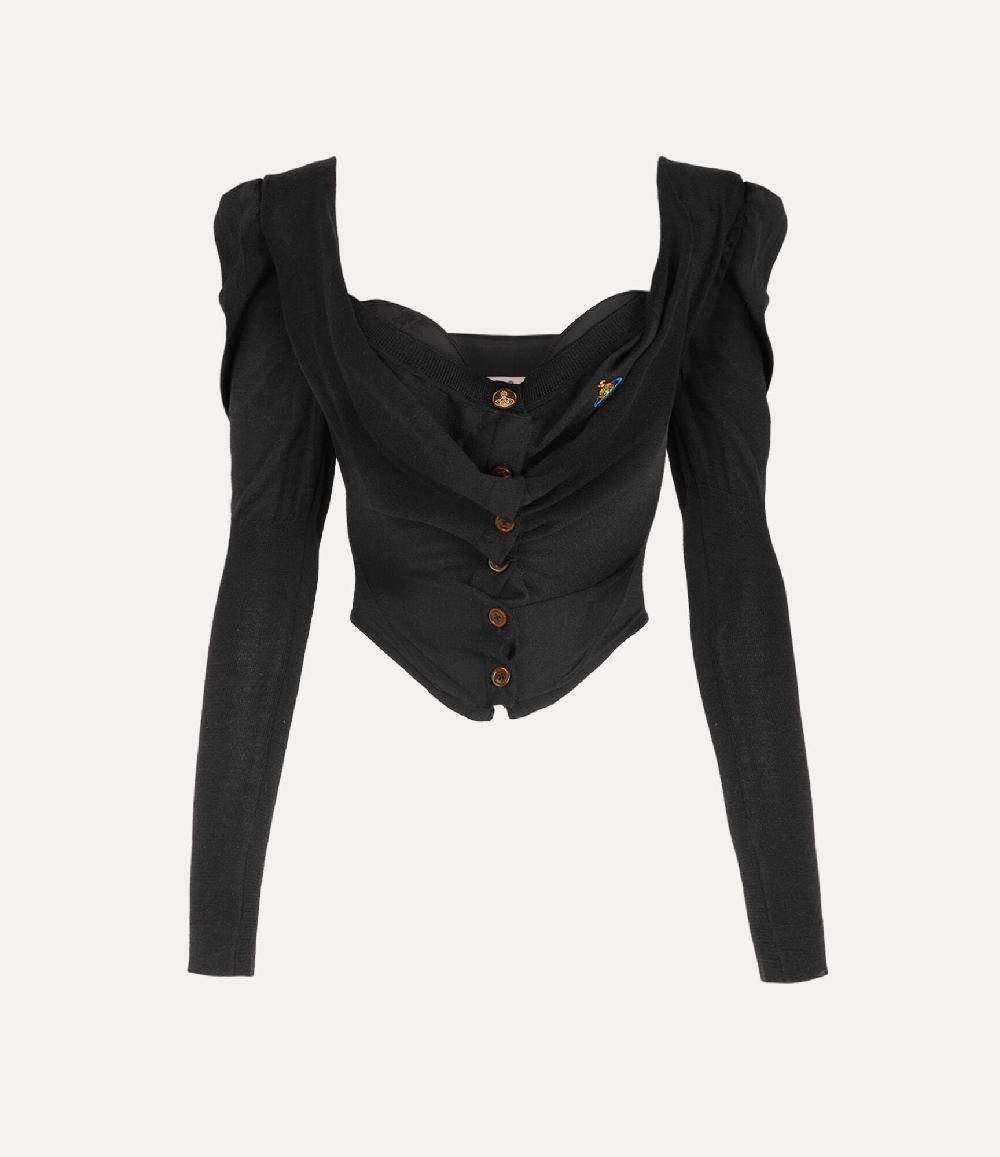 andreas kronthaler for vivienne westwood Bea Corset Cardigan LAVENDER