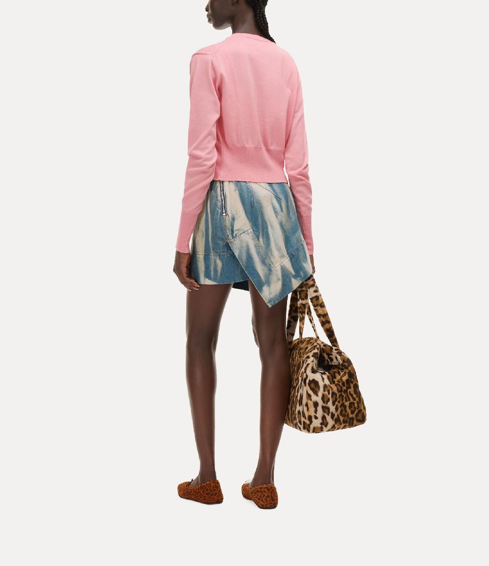 Andreas Kronthaler For Vivienne Westwood Bea Cropped Cardigan PINK