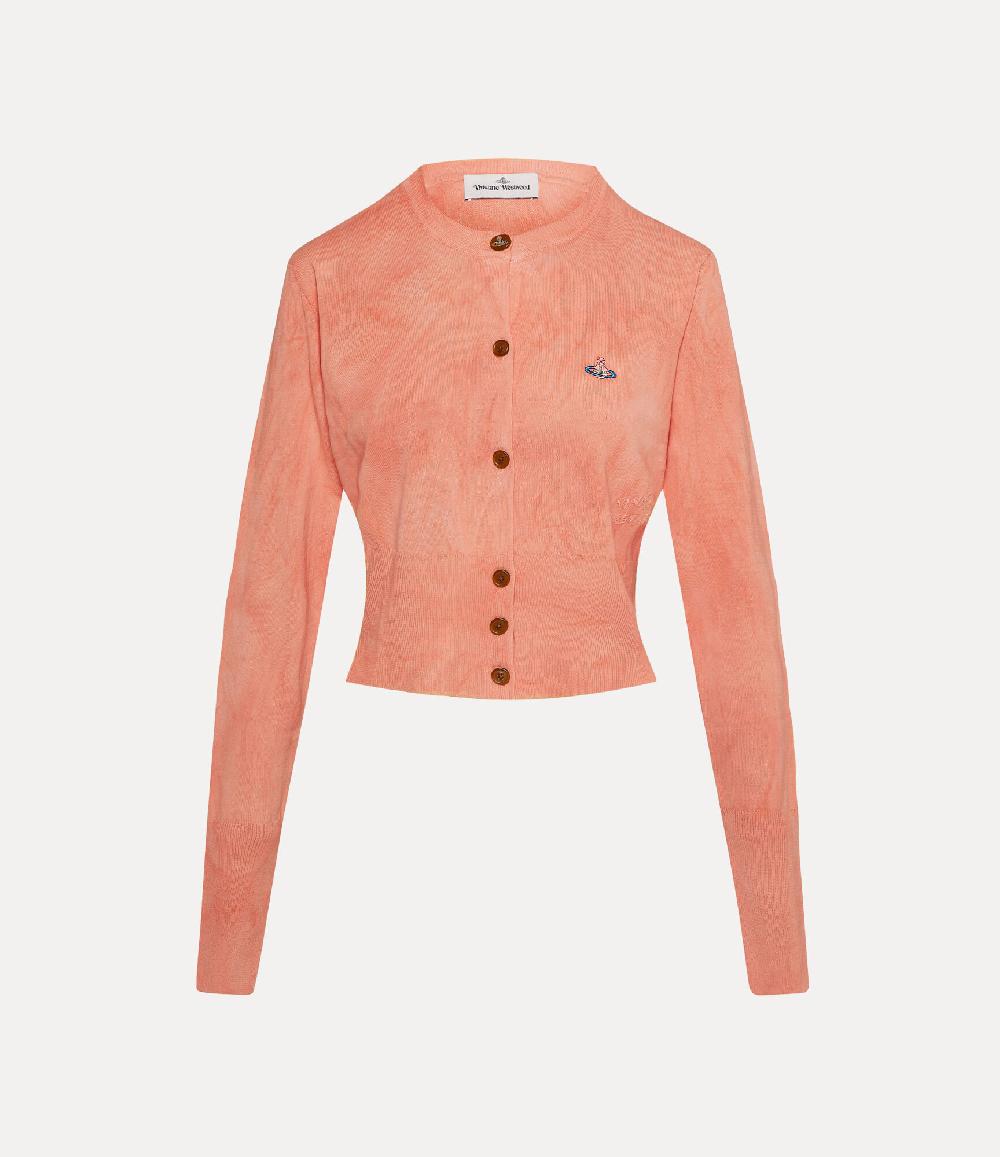 andreas kronthaler for vivienne westwood Bea Cropped Cardigan STRAWBERRY