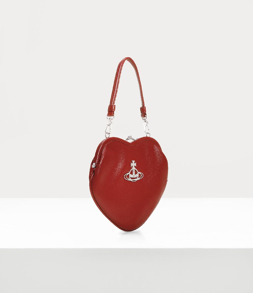Andreas Kronthaler For Vivienne Westwood Belle Heart Frame Purse BURGUNDY