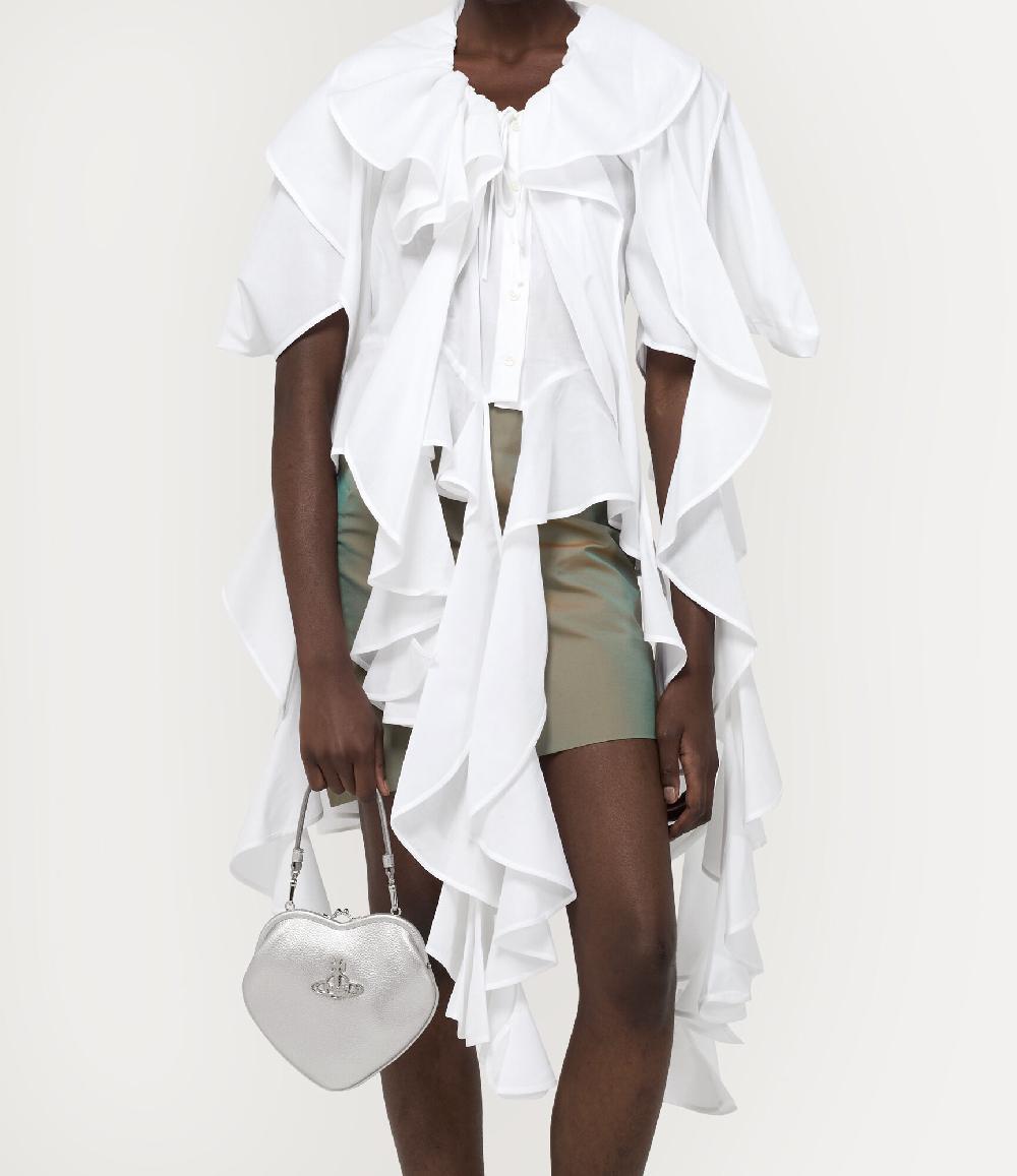 Andreas Kronthaler For Vivienne Westwood Belle Heart Frame Purse BURGUNDY