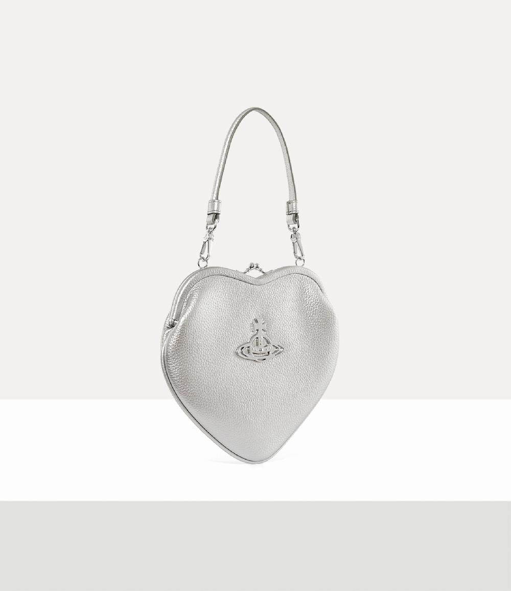 Andreas Kronthaler For Vivienne Westwood Belle Heart Frame Purse BURGUNDY