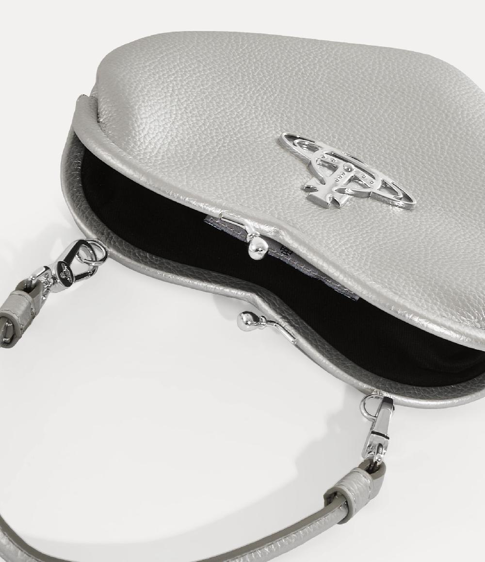 Andreas Kronthaler For Vivienne Westwood Belle Heart Frame Purse BURGUNDY