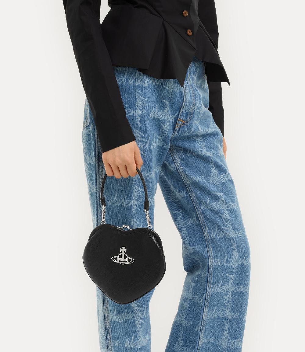 Andreas Kronthaler For Vivienne Westwood Belle Heart Frame Purse BURGUNDY