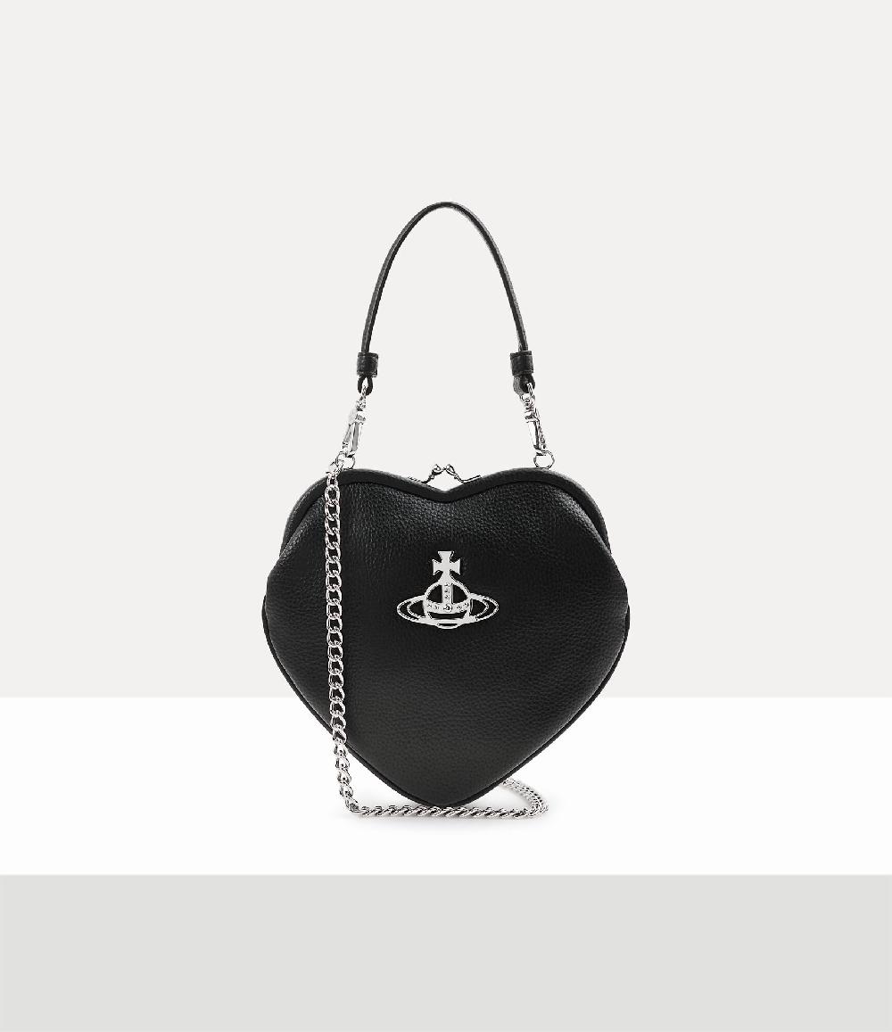 Andreas Kronthaler For Vivienne Westwood Belle Heart Frame Purse BURGUNDY