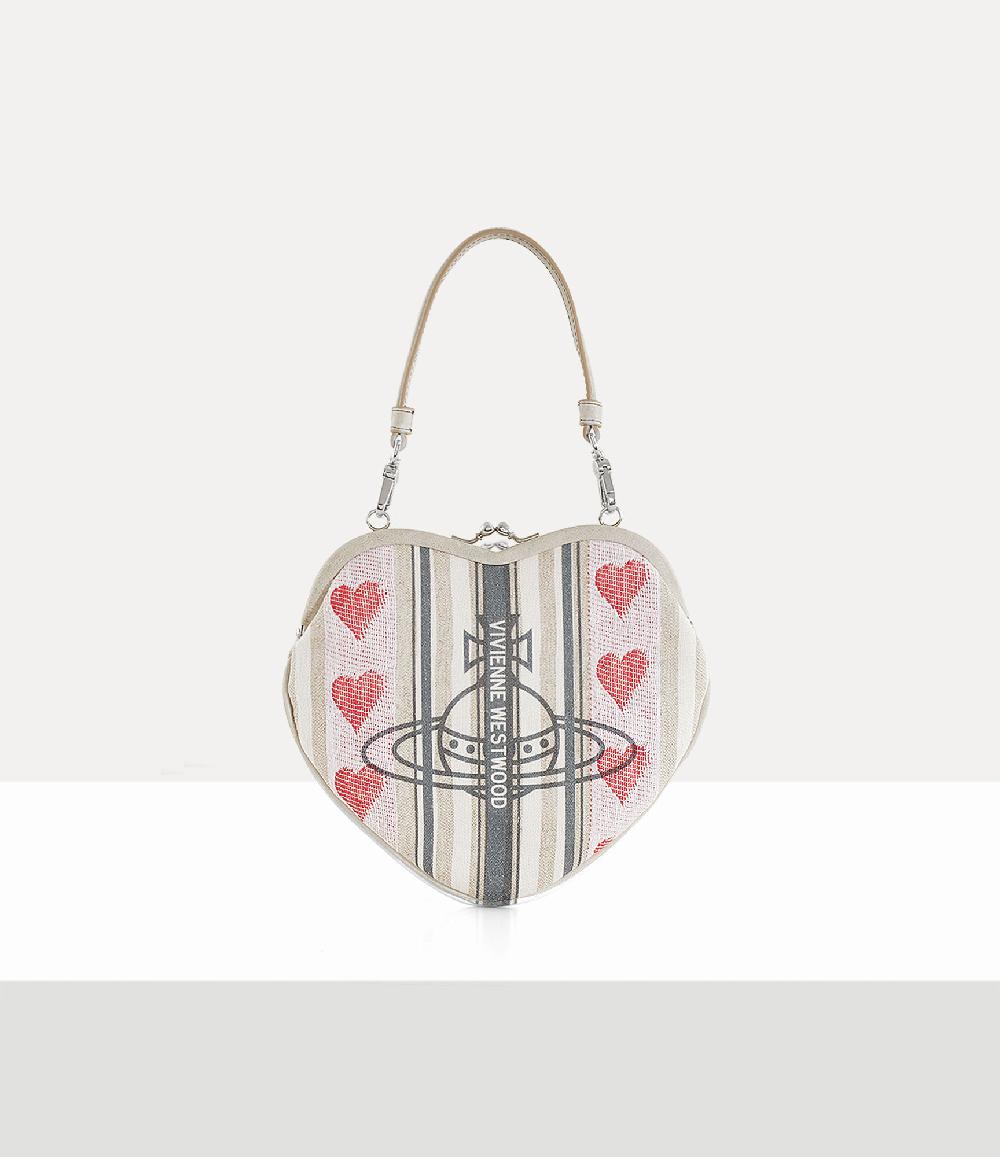 andreas kronthaler for vivienne westwood Belle Heart Frame Purse MULTICOLOR