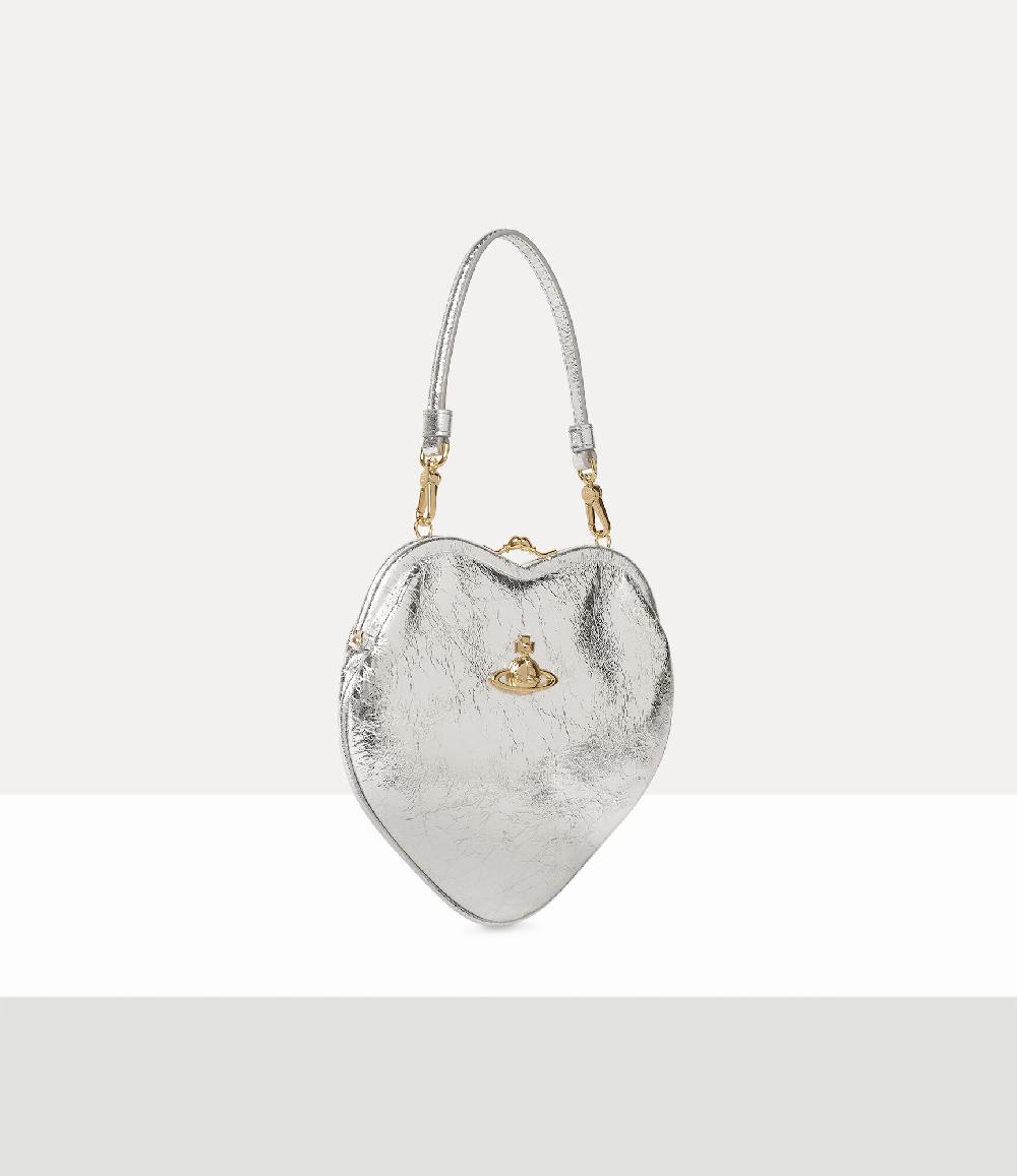 Andreas Kronthaler For Vivienne Westwood Belle Heart Frame Purse SILVER