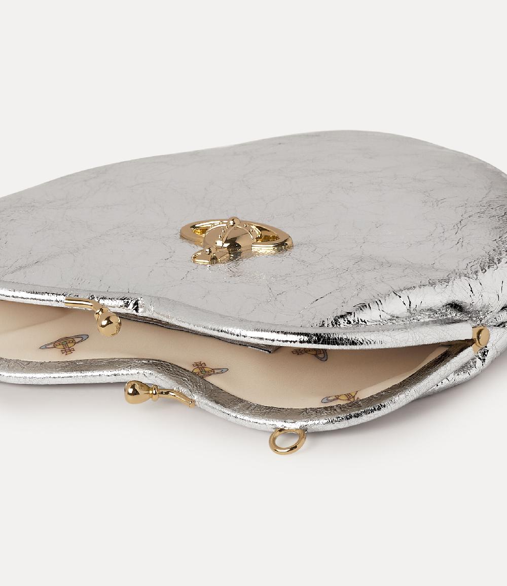 Andreas Kronthaler For Vivienne Westwood Belle Heart Frame Purse SILVER