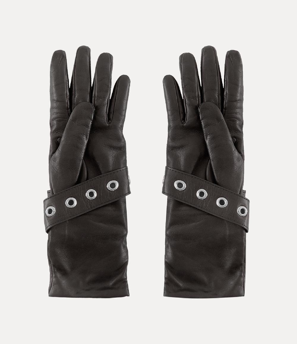 Andreas Kronthaler For Vivienne Westwood Belt Buckle Gloves BLACK