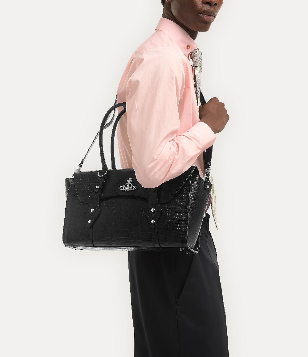 Andreas Kronthaler For Vivienne Westwood Bettina Medium Handbag BLACK