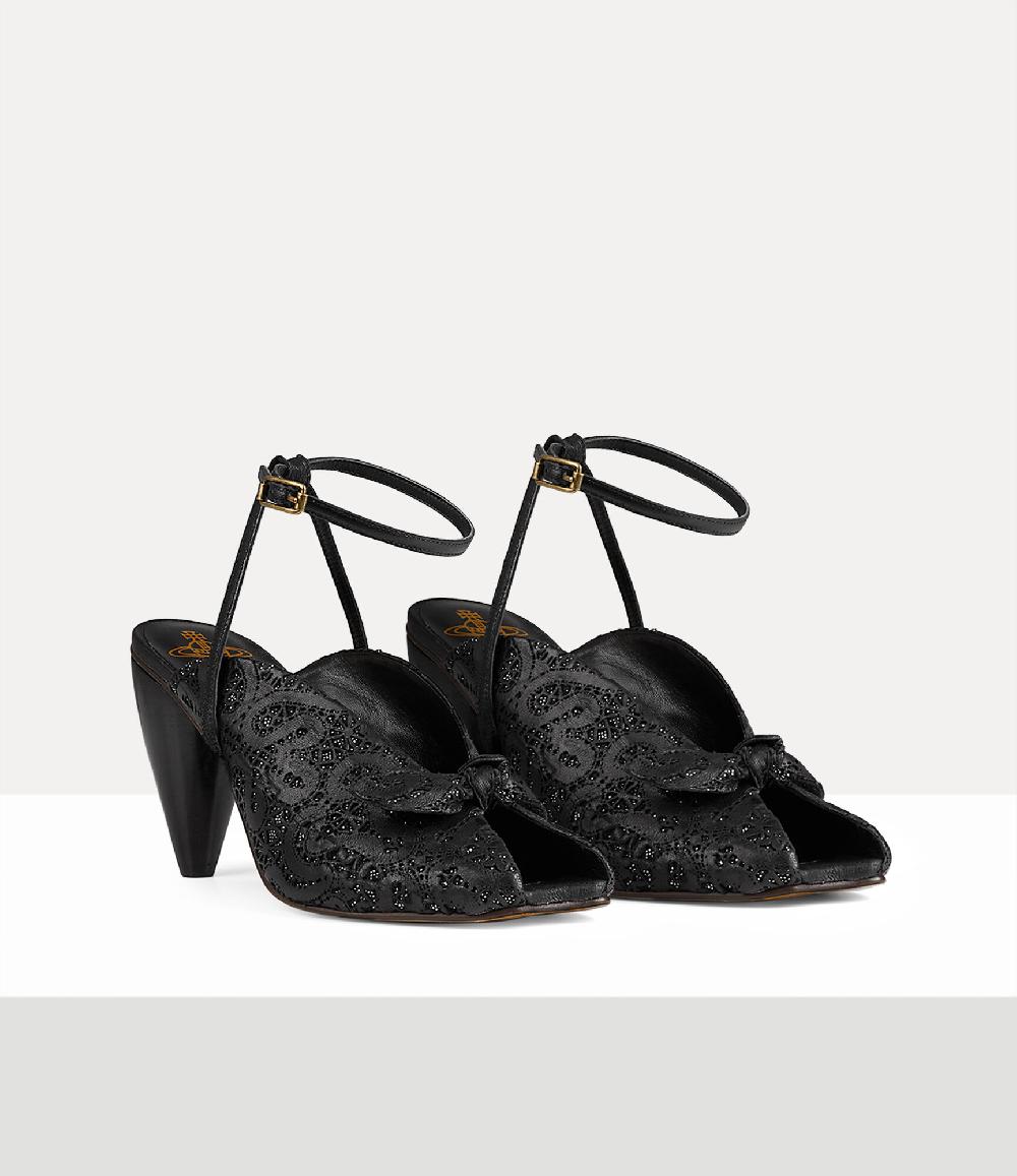 Andreas Kronthaler For Vivienne Westwood Bow Peep Shoe BLACK
