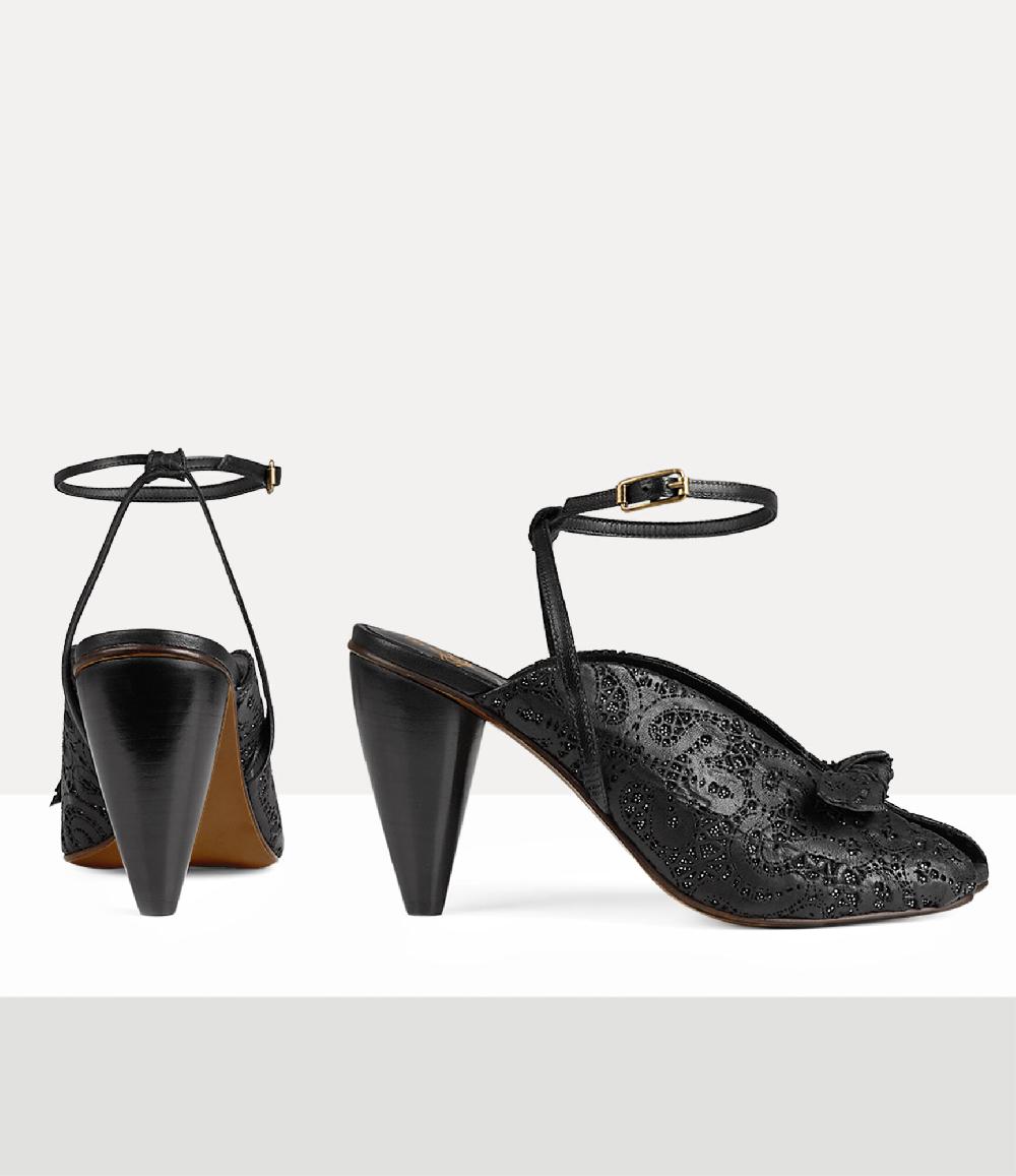 Andreas Kronthaler For Vivienne Westwood Bow Peep Shoe BLACK