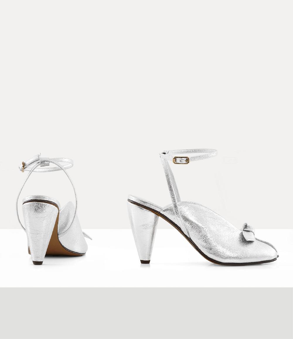 Andreas Kronthaler For Vivienne Westwood Bow Peep Shoe SILVER