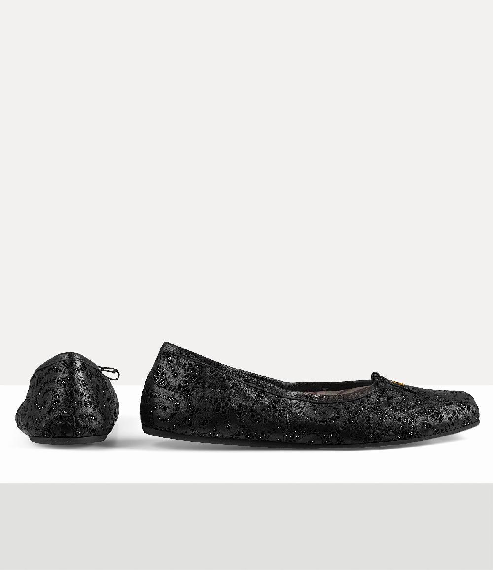 Andreas Kronthaler For Vivienne Westwood Brigitte Ballerina Shoe BLACK