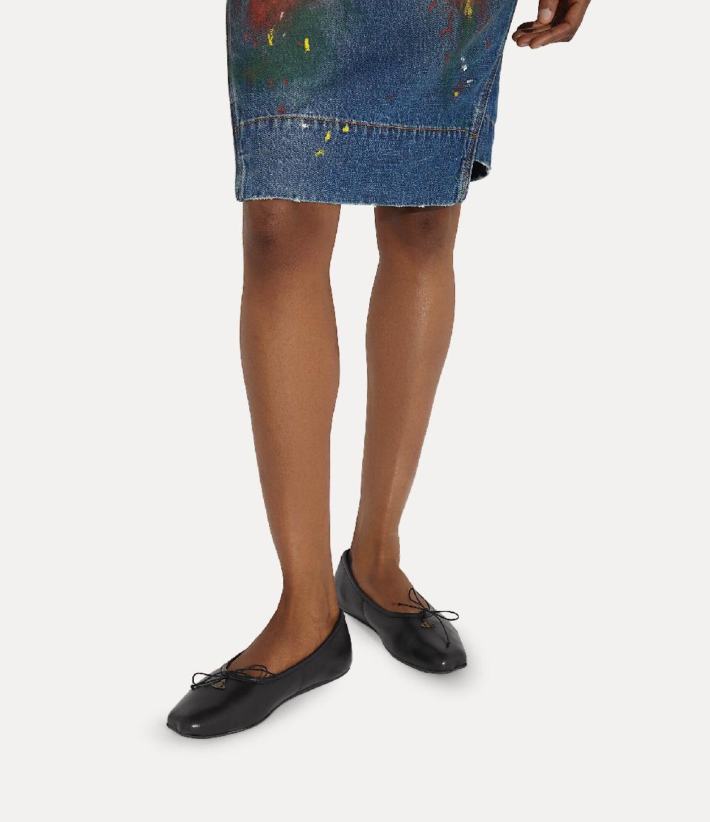 Andreas Kronthaler For Vivienne Westwood Brigitte Ballerina Shoe BLACK