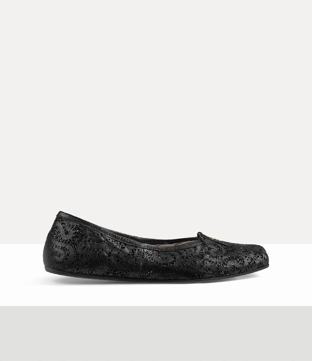 andreas kronthaler for vivienne westwood Brigitte Ballerina Shoe BLACK