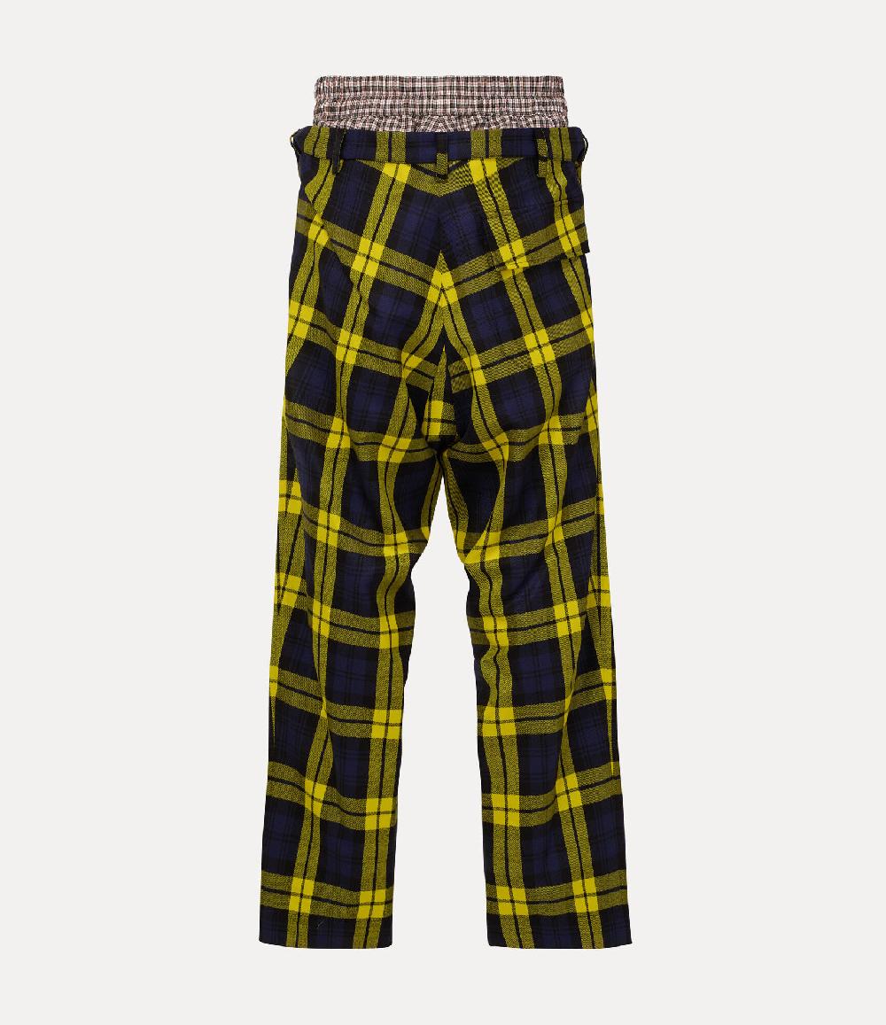 Andreas Kronthaler For Vivienne Westwood Builder Trousers NAVY/YELLOW