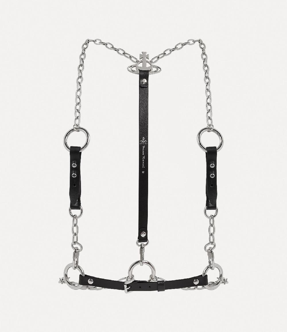 andreas kronthaler for vivienne westwood Chain Harness BLACK