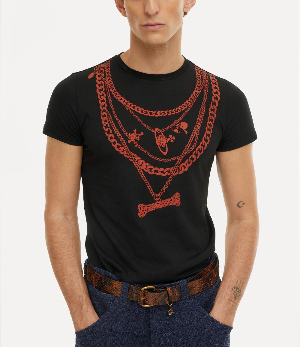 Andreas Kronthaler For Vivienne Westwood Chain Peru T-shirt BLACK