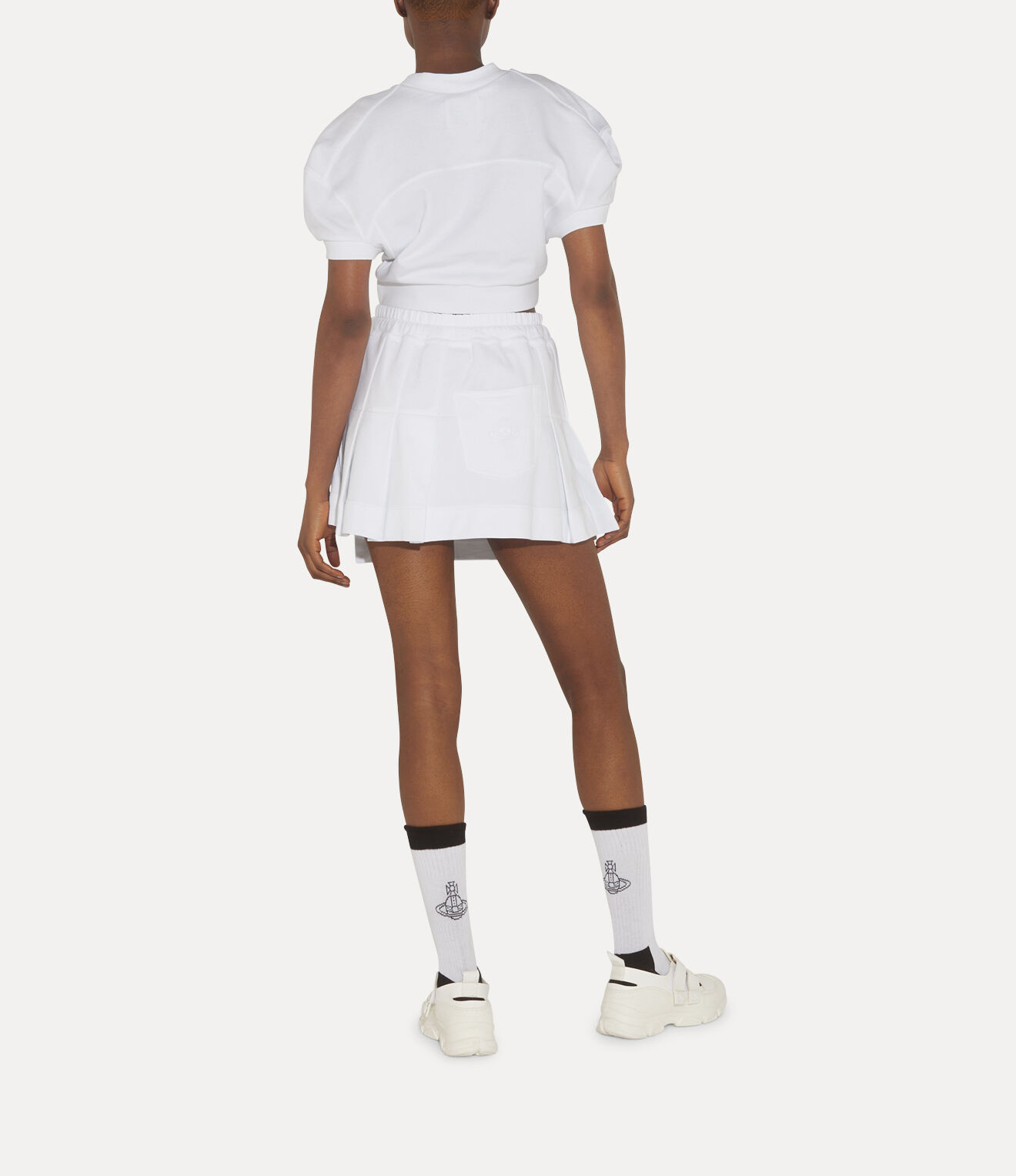 Andreas Kronthaler For Vivienne Westwood Cheerleader Skirt WHITE