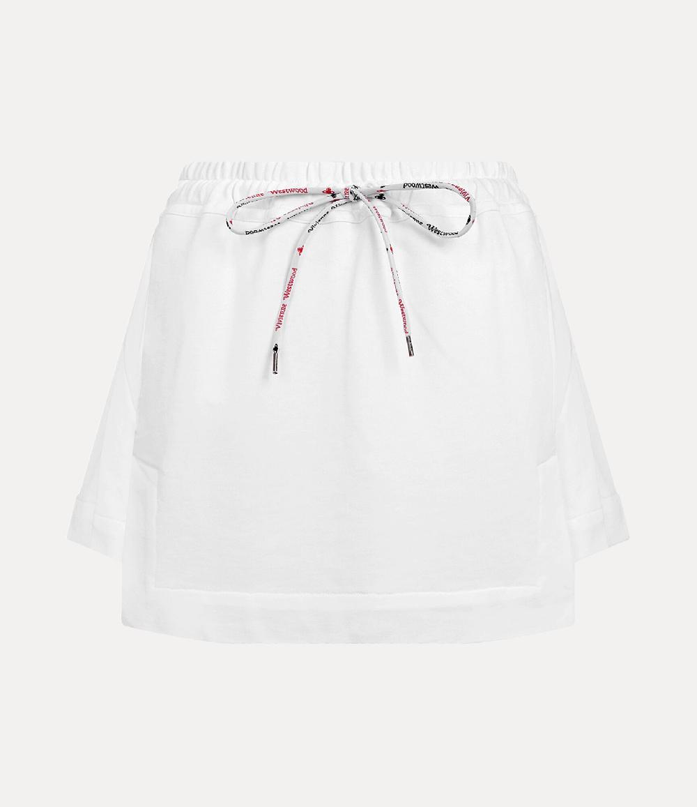 andreas kronthaler for vivienne westwood Cheerleader Skirt WHITE