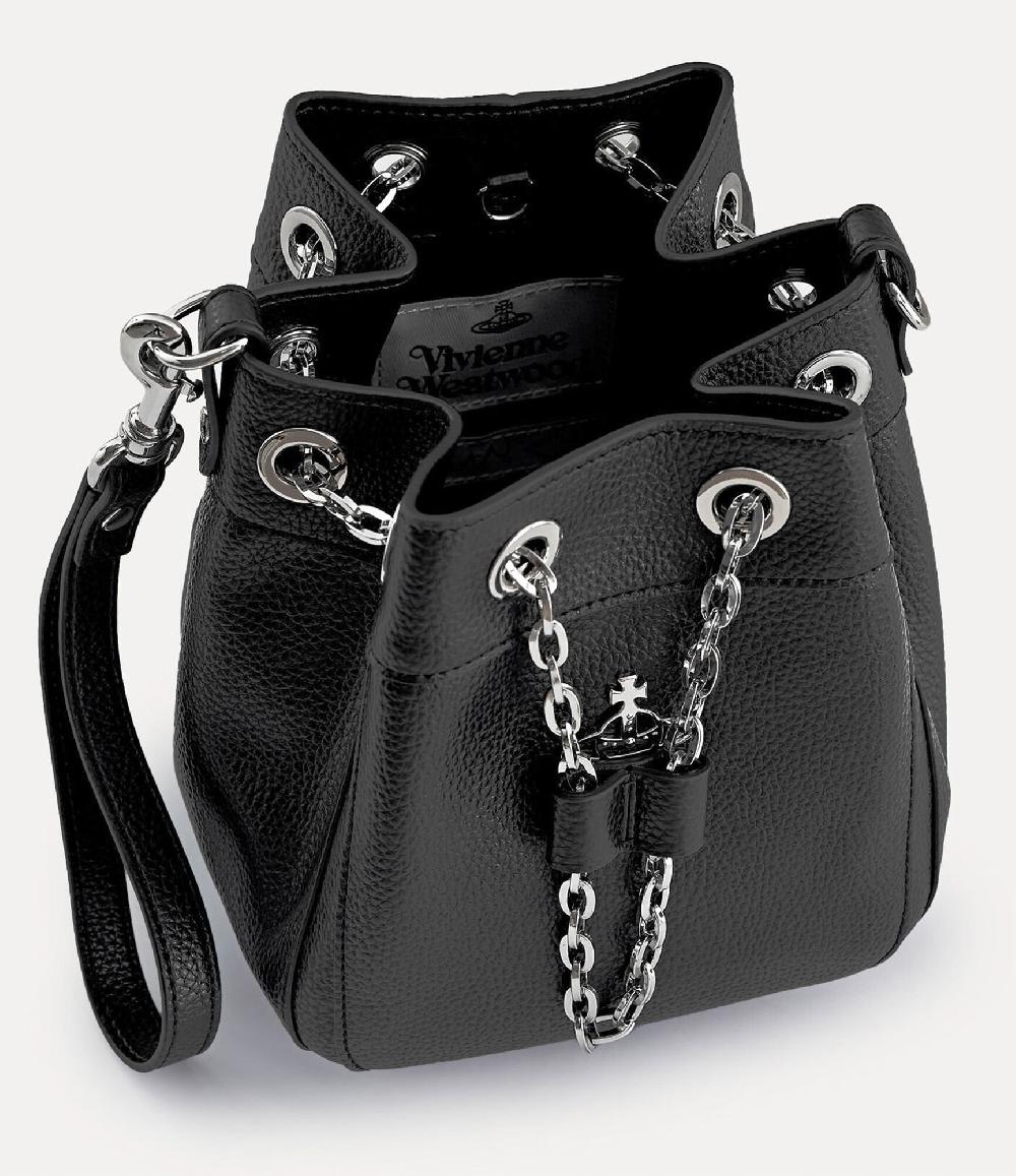 Andreas Kronthaler For Vivienne Westwood Chrissy Small Bucket Bag BLACK