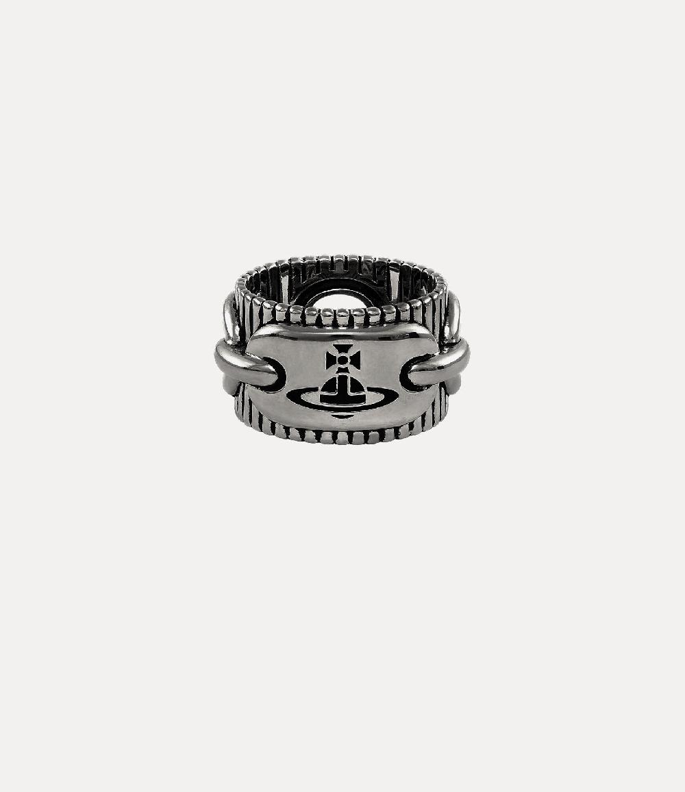 andreas kronthaler for vivienne westwood Ciaran Ring ANTIQUE RUTHENIUM