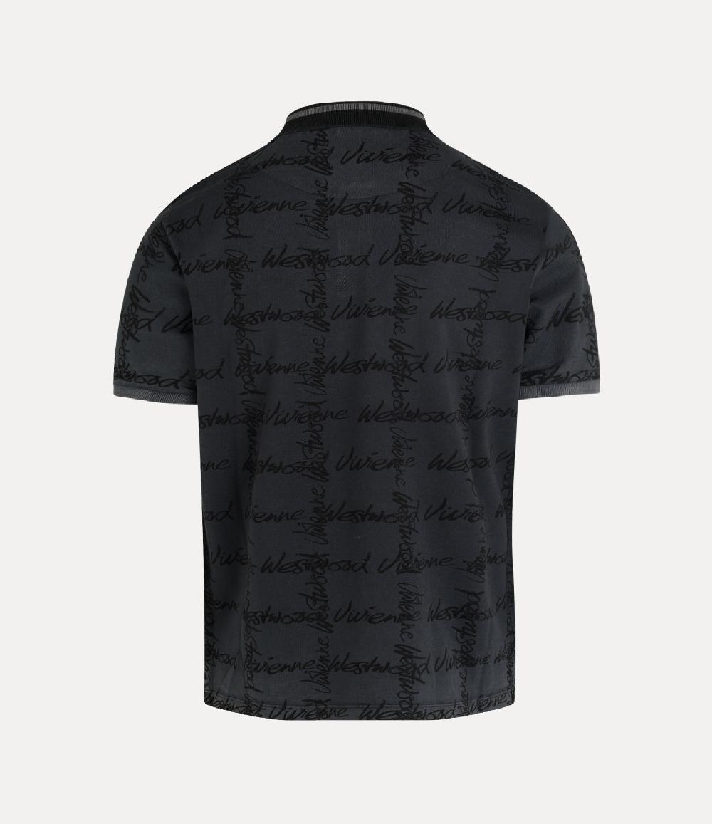 Andreas Kronthaler For Vivienne Westwood Classic Polo GREY OVERDYE VW GRID