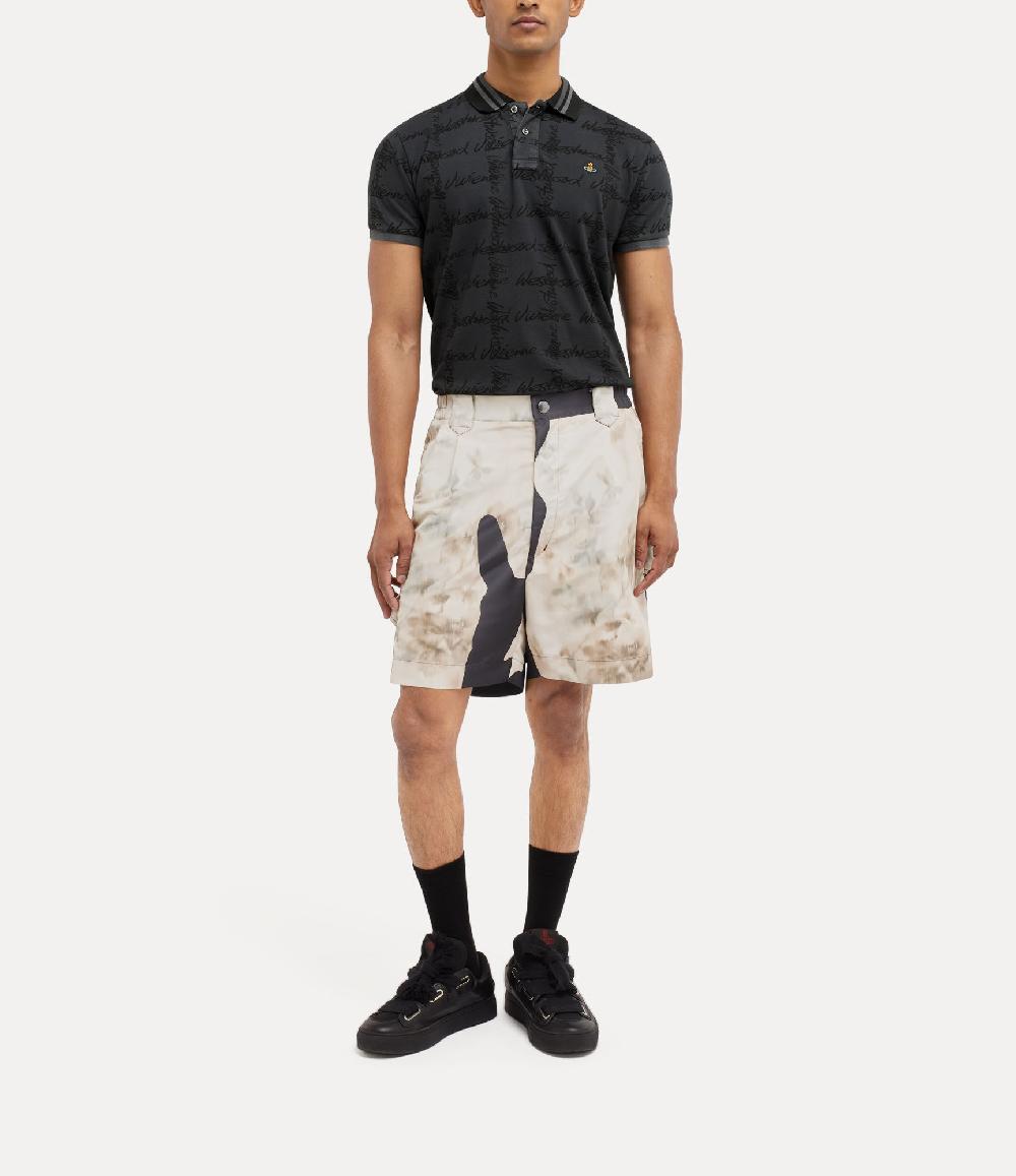 Andreas Kronthaler For Vivienne Westwood Classic Polo GREY OVERDYE VW GRID