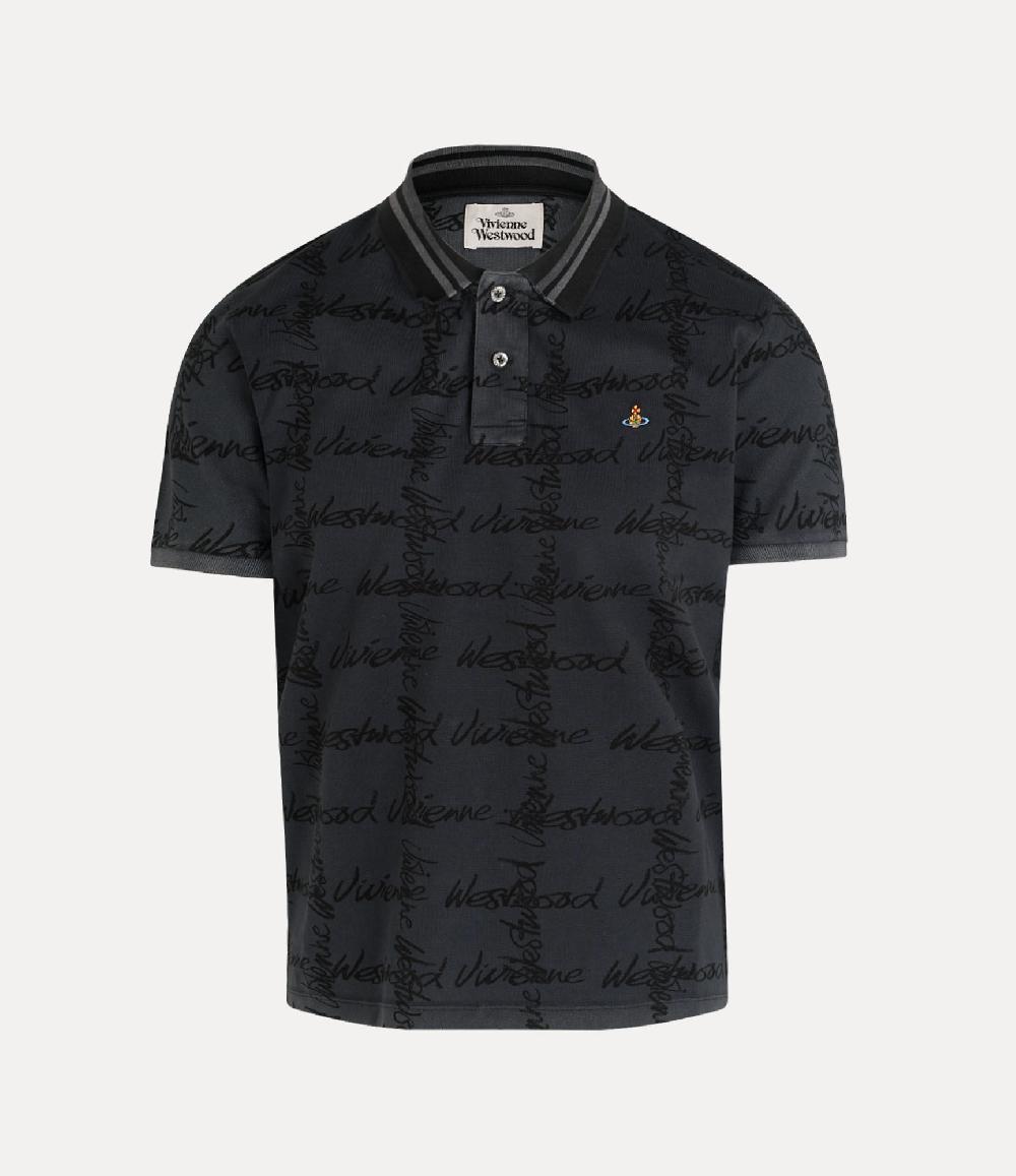andreas kronthaler for vivienne westwood Classic Polo GREY OVERDYE VW GRID