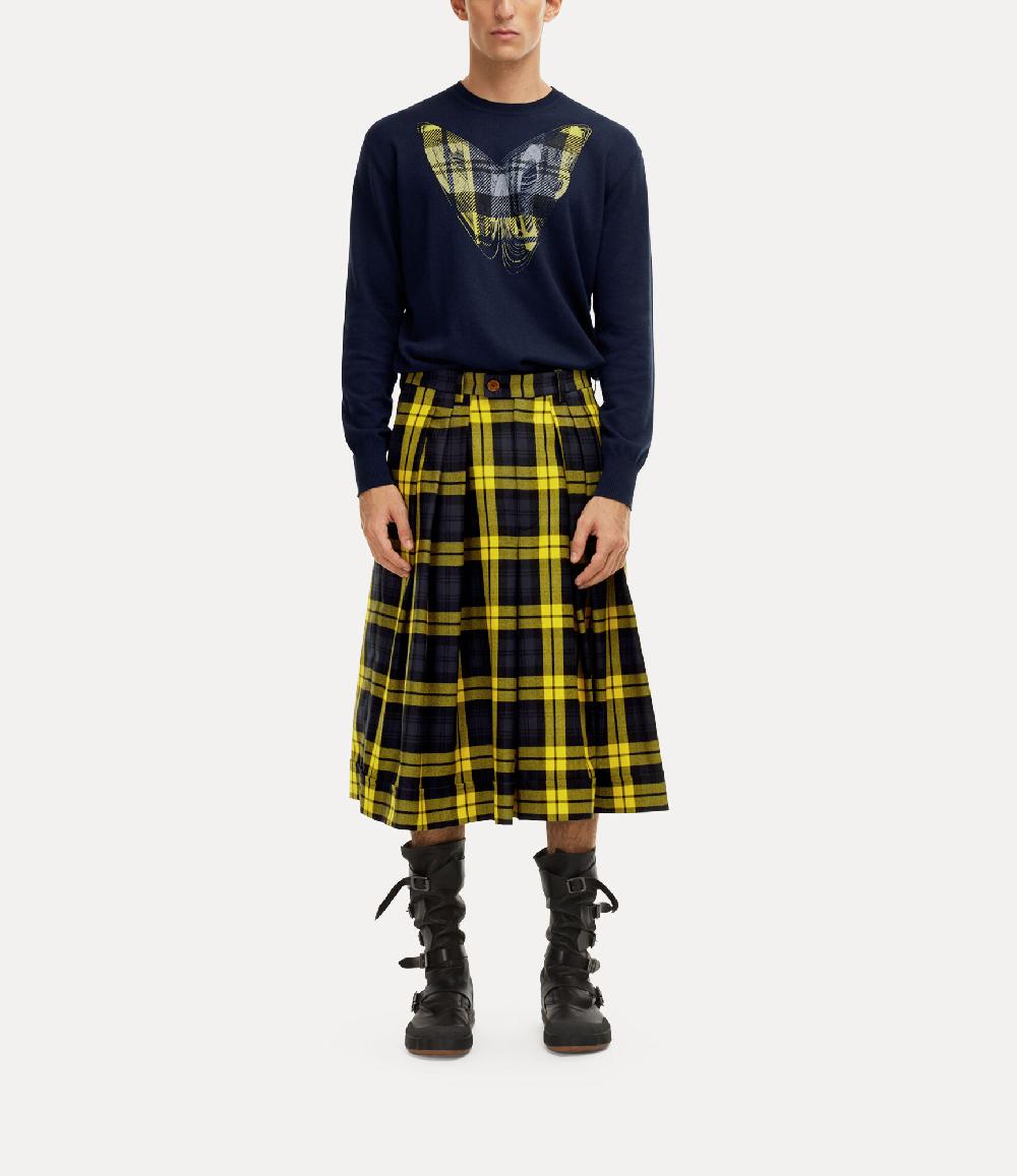Andreas Kronthaler For Vivienne Westwood Culottes NAVY/YELLOW