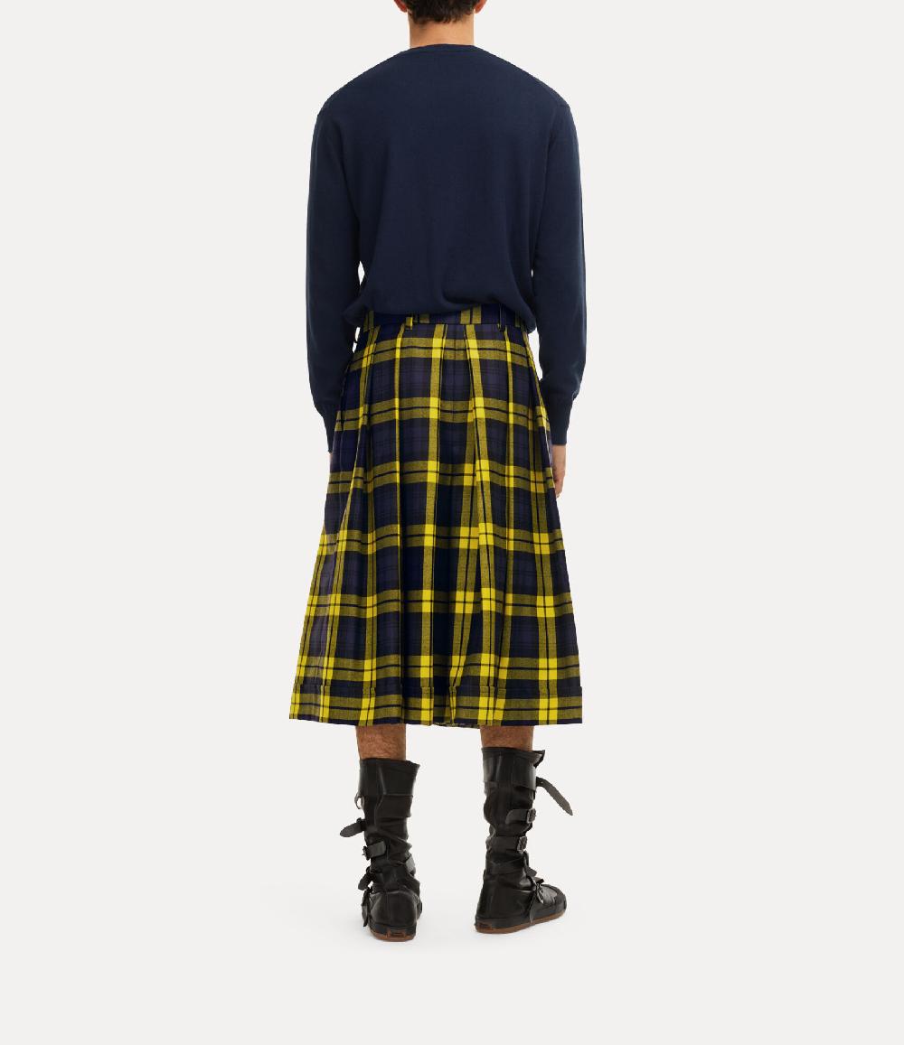 Andreas Kronthaler For Vivienne Westwood Culottes NAVY/YELLOW