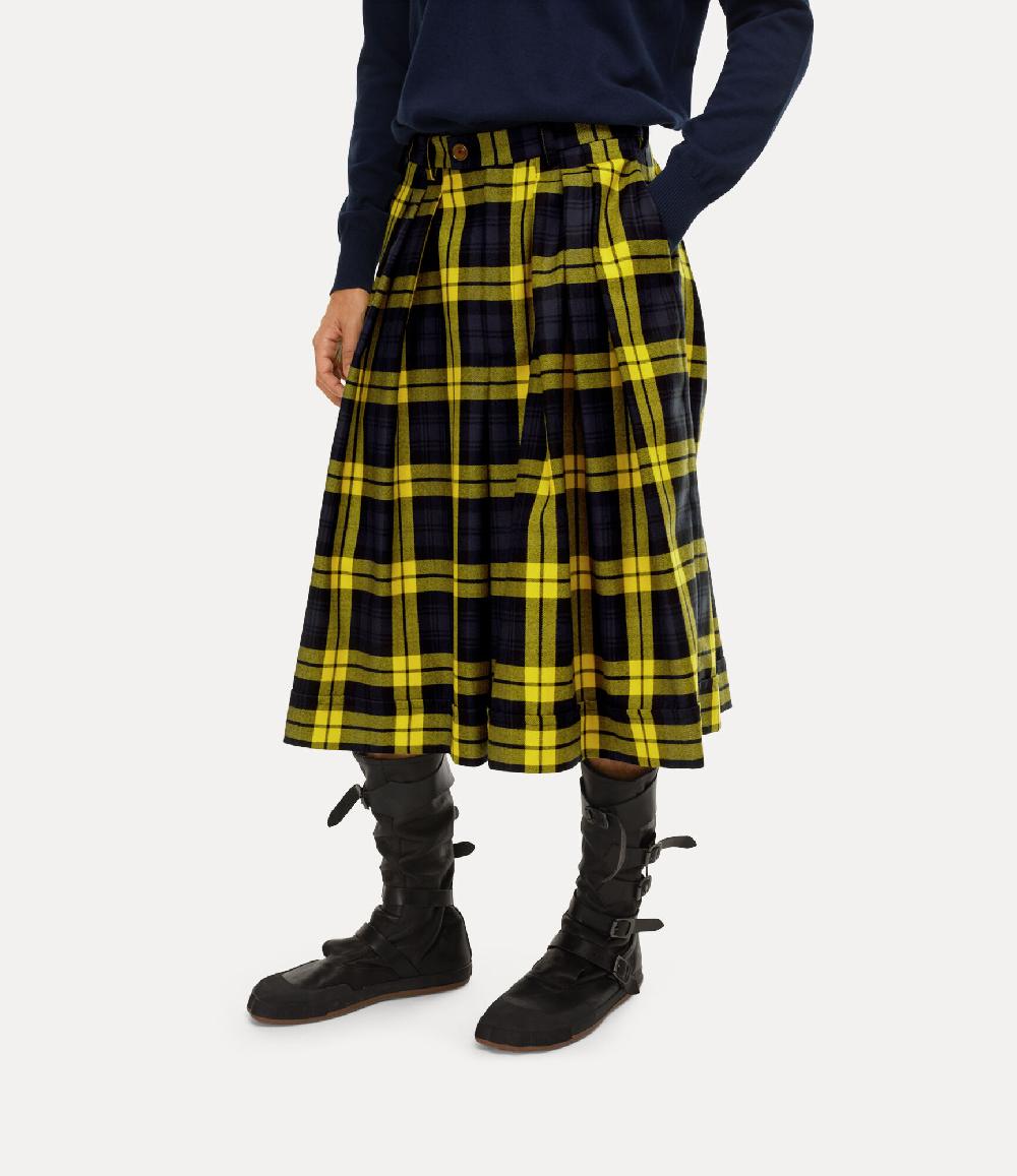 Andreas Kronthaler For Vivienne Westwood Culottes NAVY/YELLOW