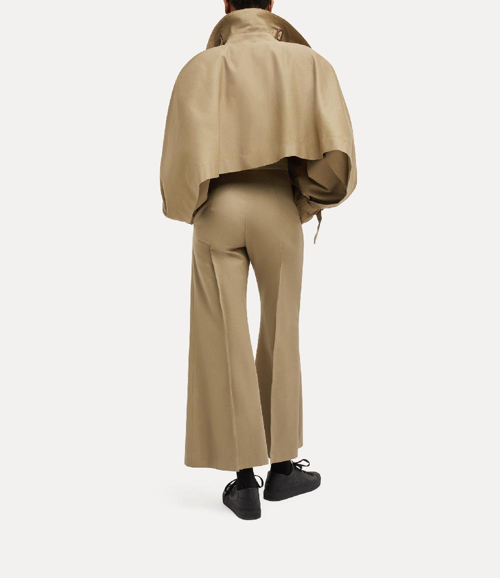 Andreas Kronthaler For Vivienne Westwood Cut Off Graziano Trench Coat CAMEL