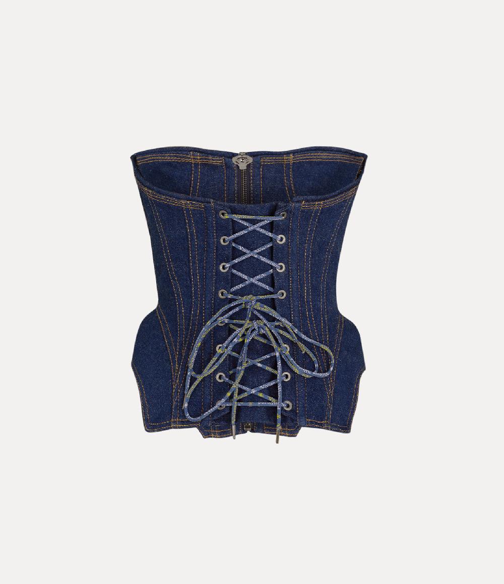 Andreas Kronthaler For Vivienne Westwood Denim Cobrax Corset INDIGO