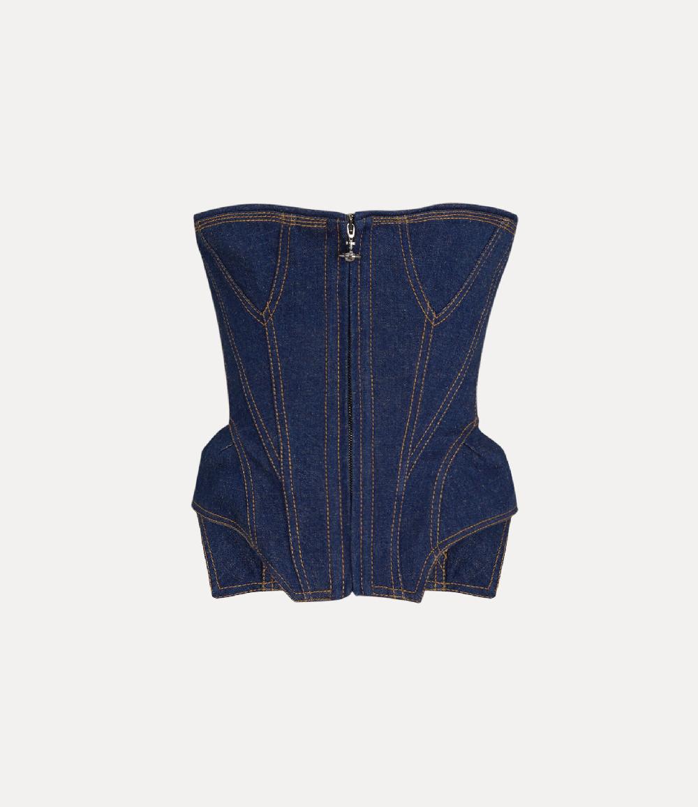 andreas kronthaler for vivienne westwood Denim Cobrax Corset INDIGO