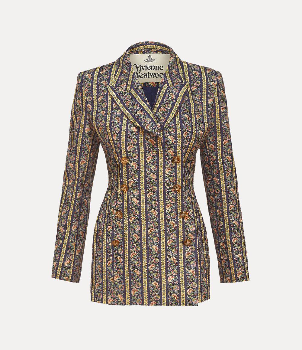 andreas kronthaler for vivienne westwood Double Breasted Lelio Jacket FLOWERS